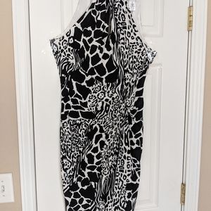 Cache animal print Sz Med dress